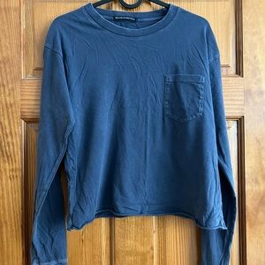 Brandy Melville Navy Blue Long Sleeve